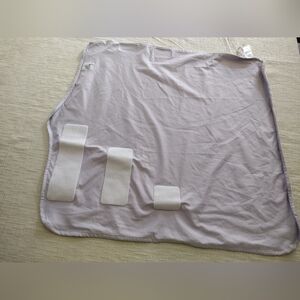 The Ollie Swaddle One Size Lavender Moisture Wicking Newborn Baby Sleep  EUC